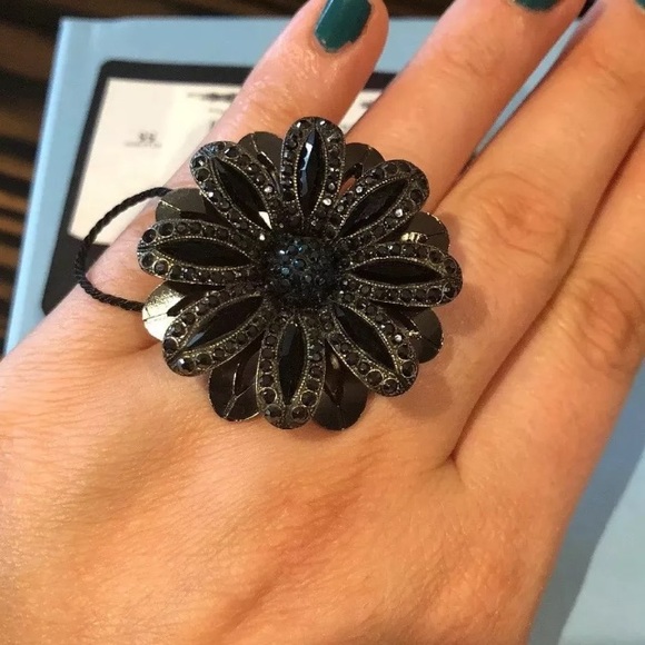 Lanvin Begues Flower Cocktail Ring
